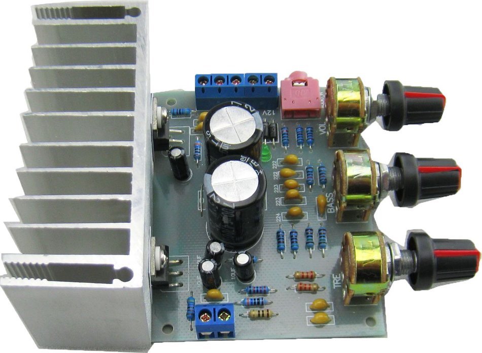 Yeeco TDA7377 DC 12V 35W+35W Digital Audio Power Amplifier Board 2.0 Dual-Channel Stereo Amp Board Amplify Module... N33