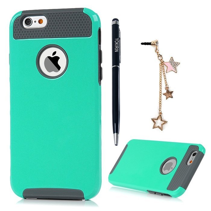 iPhone 6 Case, iPhone 6S Case (4.7"), YOKIRIN 2 in 1 Hybrid Heavy Duty Dual Layer Hard PC Back Soft TPU Bumper... N35