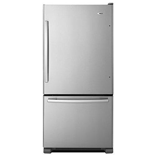 Amana ABB2224BRM 21.9 Cu. Ft. Stainless Steel Bottom Freezer Refrigerator - Energy Star N2