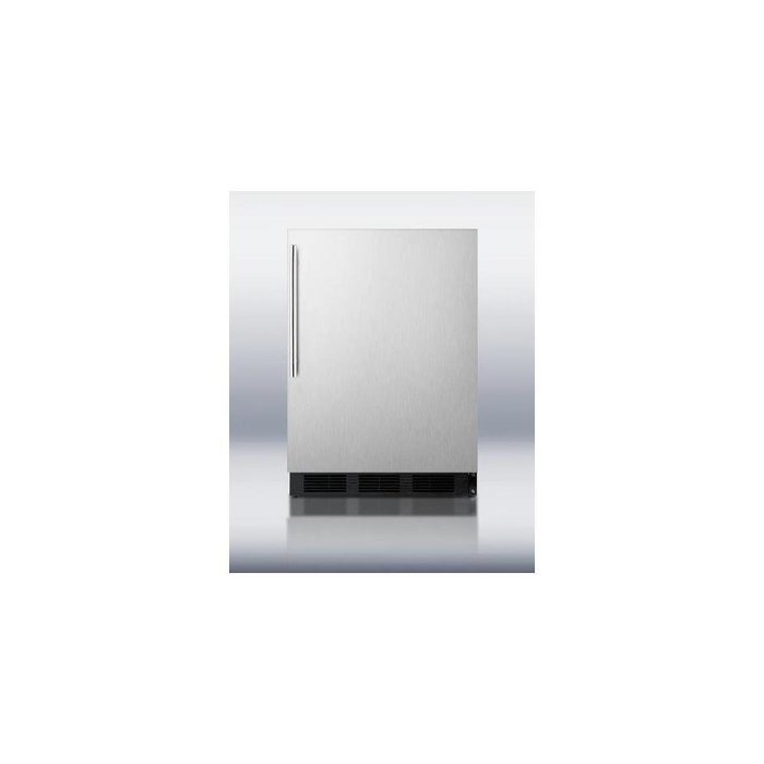 Summit FF6BBISSHV 24" AccuCold Series Medical Freestanding or Built In Compact Refrigerator with 5.5 cu. ft. Capacity...