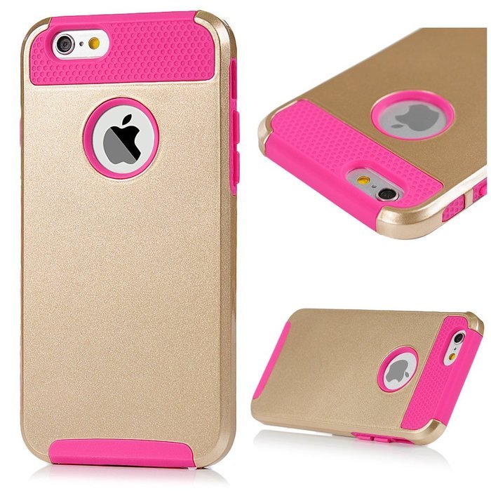 iPhone 6 Case, iPhone 6S Case (4.7"), YOKIRIN 2 in 1 Hybrid Heavy Duty Dual Layer Hard PC Back Soft TPU Bumper... N44