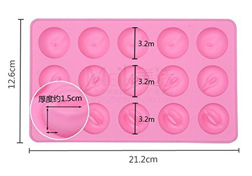 AS Novelty Fun Stag Party spoof Clitoris breasts ass Mould Bachelorette Party, Cake mold,Chocolate Mould,Pudding... N2