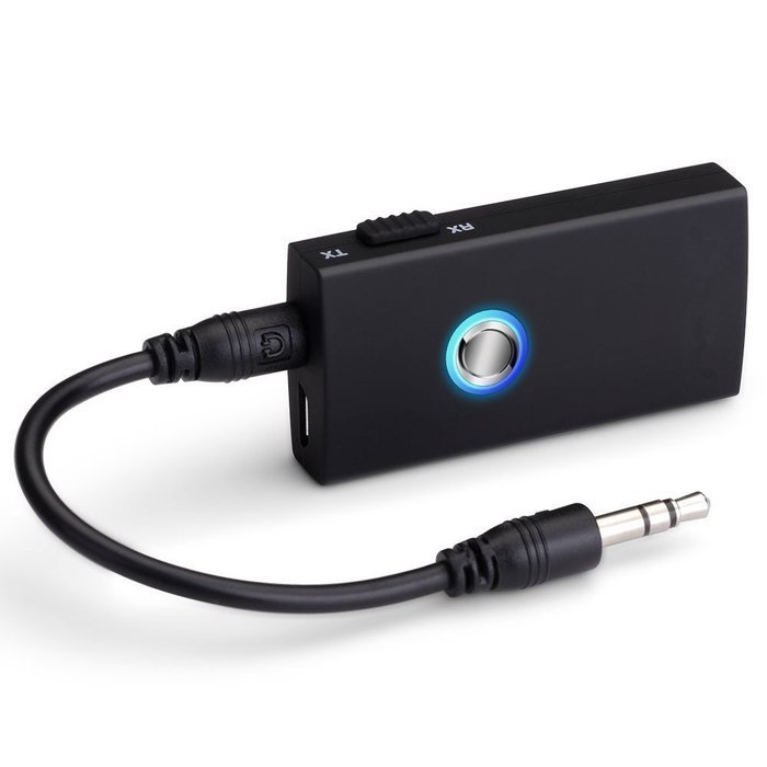 CandyQ 2-In-1 Wireless Bluetooth Audio receiver & Transmitter/Stereo Output /Just need connect to 3.5mm AUX cord...