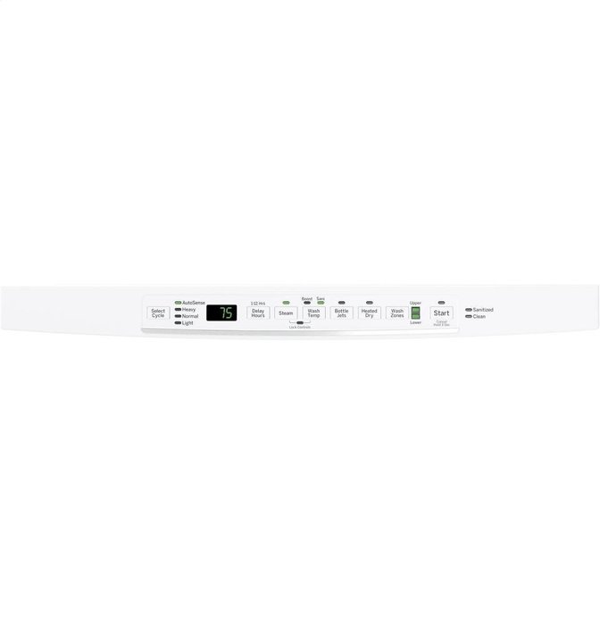 GE 24" White Built-In Dishwasher N11