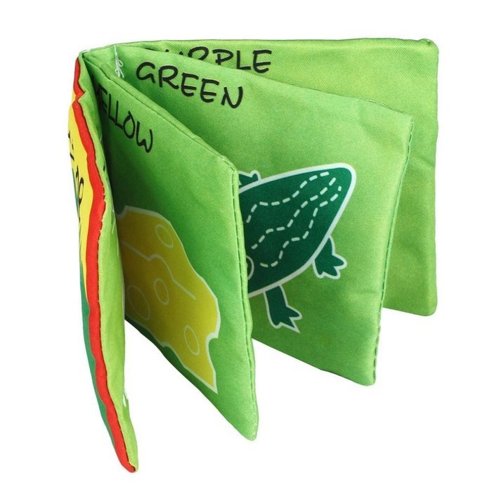 Picture Cognize Book ，BeautyVan New Soft Cloth Baby Intelligence Development Learn Picture Cognize Book N2
