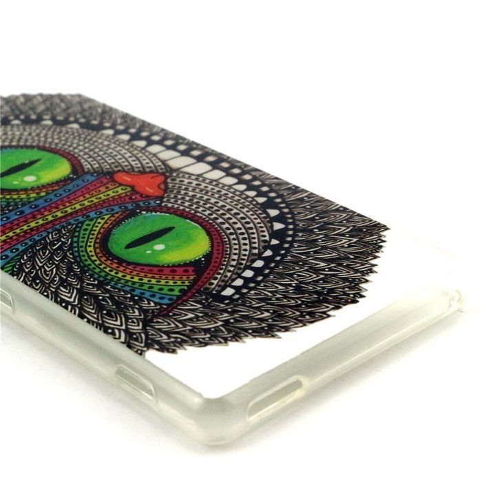 Xperia Z3 Case, Firefish [Shock Absorbent] [Slim Fit] [Anti Slip] Design Clear TPU Gel Silicone Soft Protective... N82