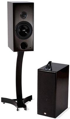 CDT Audio Sonawall SonaMonitor 6.5-Inch 2 Way Audiophile Solid Oak Bookshelf Speakers Black