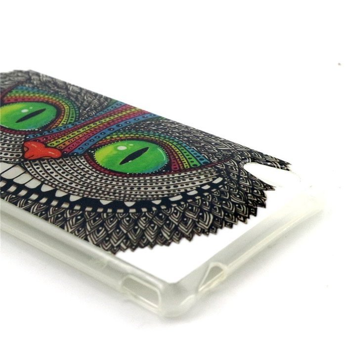 Xperia Z3 Case, Firefish [Shock Absorbent] [Slim Fit] [Anti Slip] Design Clear TPU Gel Silicone Soft Protective... N83
