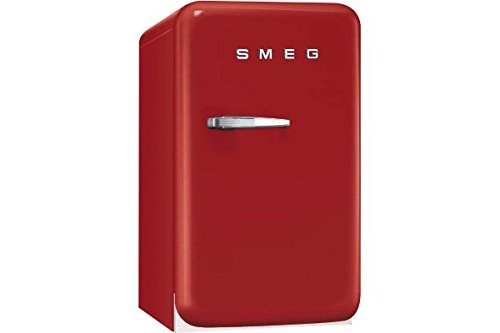 Smeg FAB5URR 16" 50's Retro Style Series Compact Refrigerator with 1.5 cu. ft. Capacity Absorption Cooling Automatic...