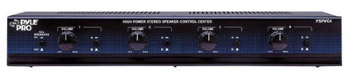 Pyle KTHSP85PBK 4 Room In-Ceiling Home Speaker System w/Speaker Selector & Volume Control (Black) N2