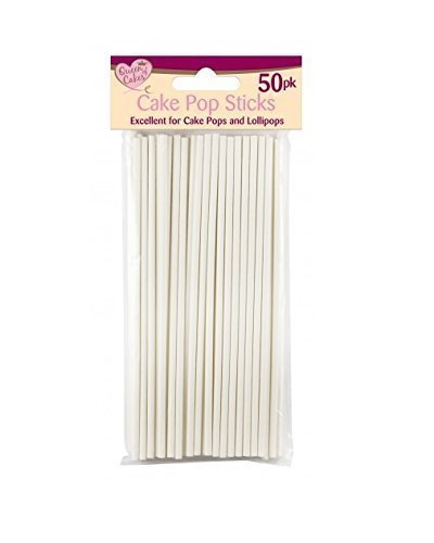 Queen of Cakes - Cake Pop Sticks Excellent for Cake Pops & Lollipops - 50 Sticks