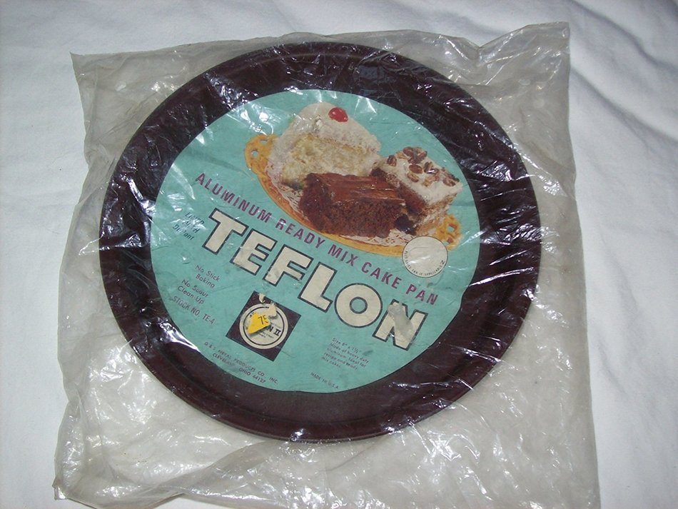 Vintage G & S Metal Products TEFLON Aluminum Ready Mix Cake Pan