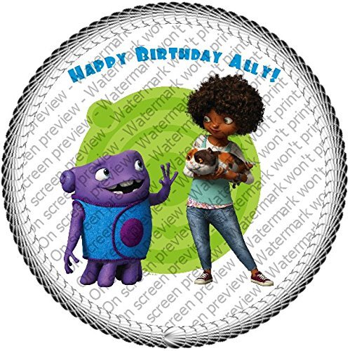 Dreamworks Home Edible Icing Image Cake Topper 6 inch Round N3