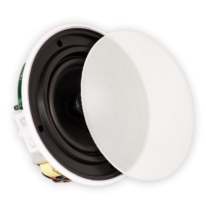 Theater Solutions TSQ670 In Ceiling 70 Volt 6.5" Speakers Quick Install 12 Pair Pack 12TSQ670 N3