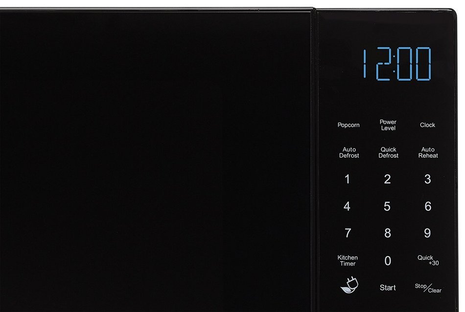 Danby DMW11A4BDB 1.1 Cubic Feet Nouveau Wave Microwave, Black N3