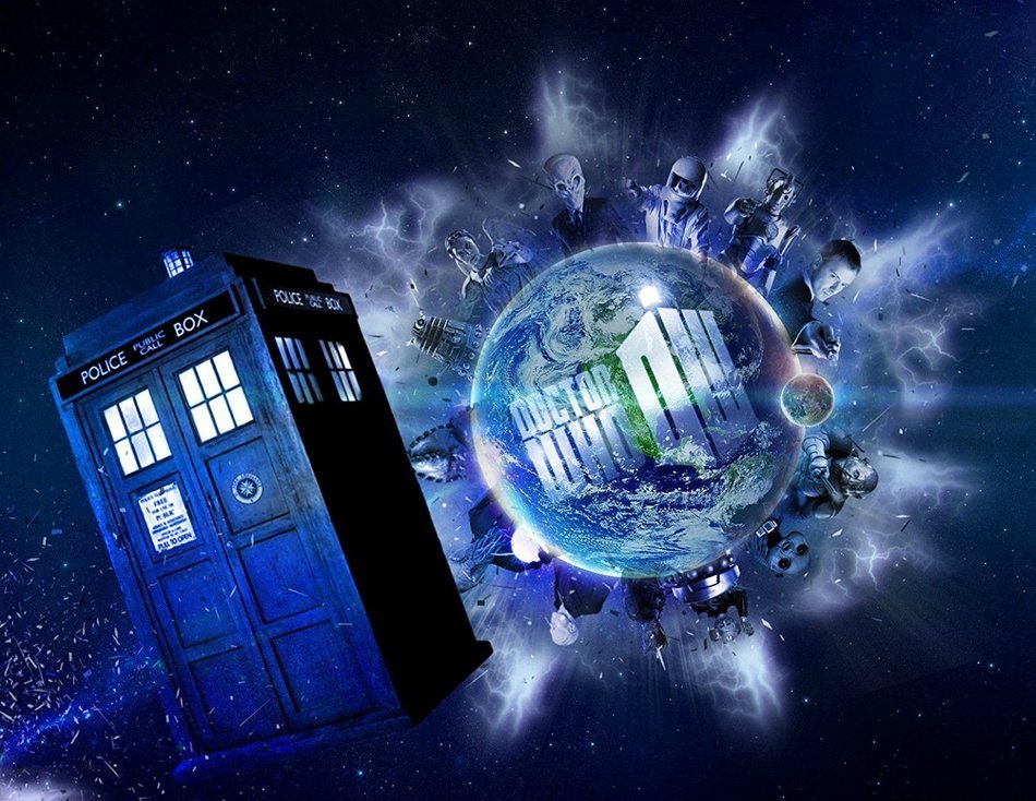 Doctor Who Tardis Dr Who Edible Image Photo Cake Topper Sheet Birthday Party Event - 1/4 Sheet - 78936