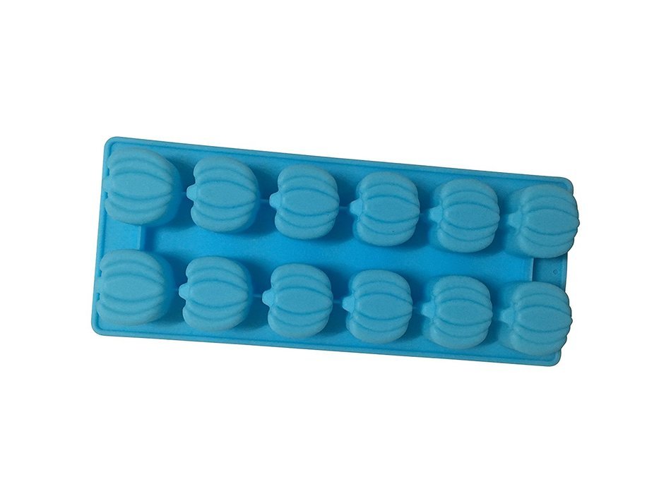Halloween Pumpkins Silicone Candy Jello Baking Mold Ice Cube Tray (Yellow) N5