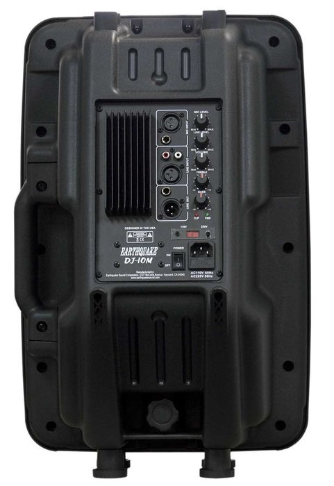 Earthquake Sound DJ-10M 2-Way Monitor/PA Speaker (Black) N5