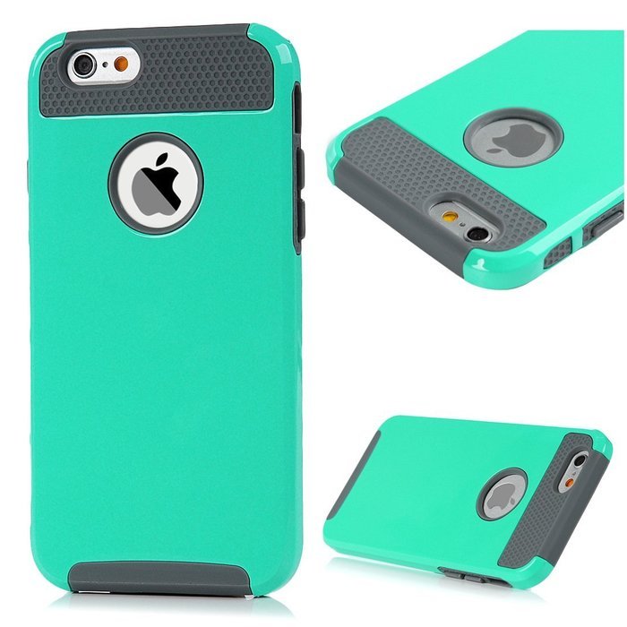 iPhone 6 Case, iPhone 6S Case (4.7"), YOKIRIN 2 in 1 Hybrid Heavy Duty Dual Layer Hard PC Back Soft TPU Bumper... N45