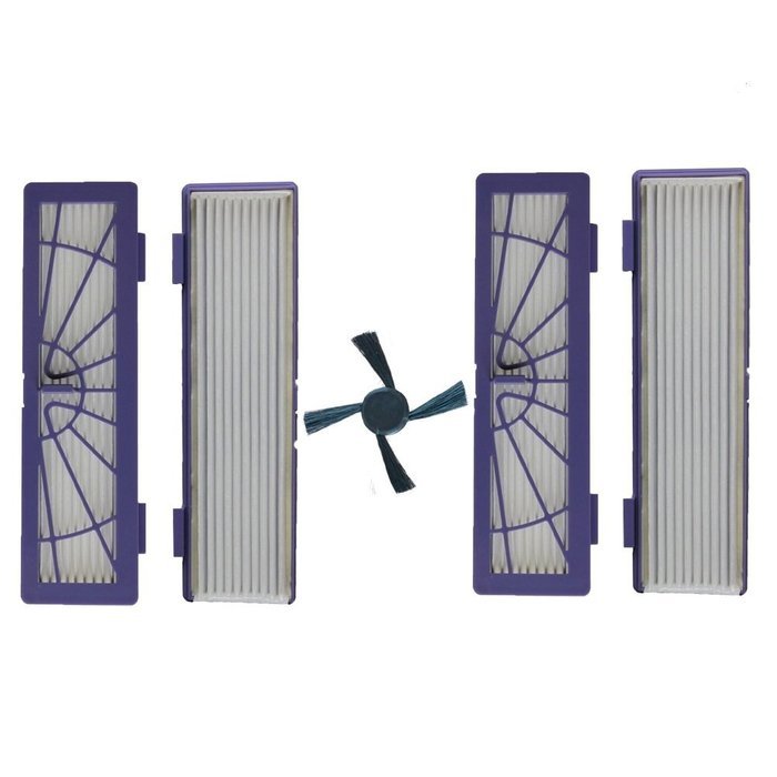 Super More 4pcs High-performance Filter Replacement with 1 Side Brush for All Neato Botvac Series Models, 70e...