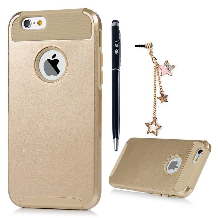 iPhone 6 Case, iPhone 6S Case (4.7"), YOKIRIN 2 in 1 Hybrid Heavy Duty Dual Layer Hard PC Back Soft TPU Bumper... N47