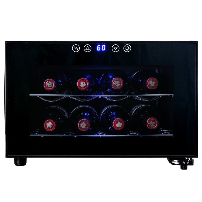 AKDY&reg; 28 Bottle Single Zone Thermoelectric Stainless Steel Freestanding Wine Cooler Cellar Chiller Refrigerator... N6