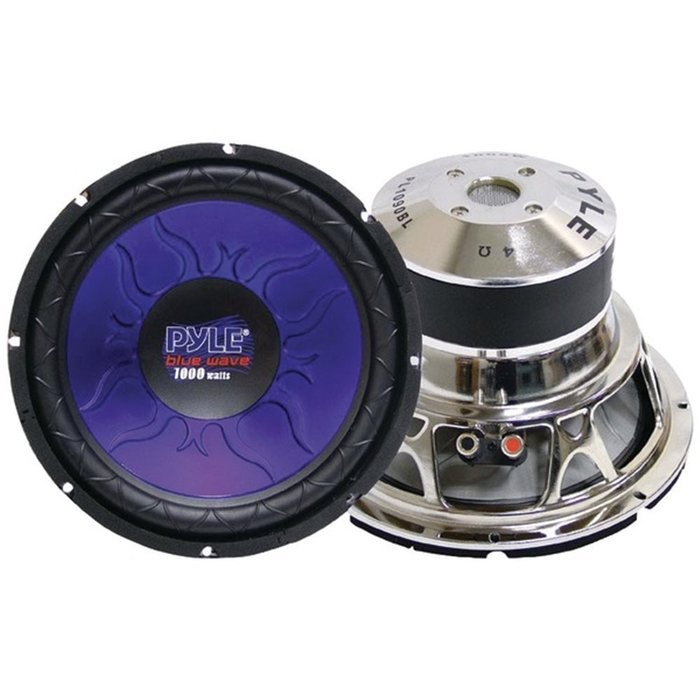 Blue Wave High-Powered Subwoofer - 12", 1200W Max