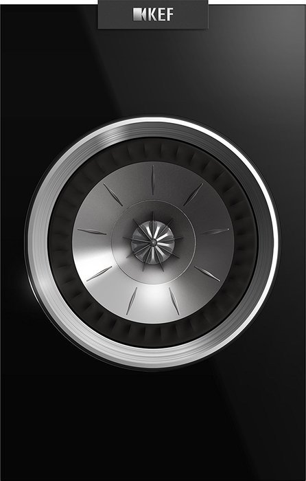 KEF R100 Bookshelf Loudspeaker - High Gloss Piano Black (Pair) N9