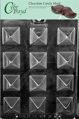 Cybrtrayd AO129 Pyramid All Occasions Chocolate Candy Mold, Small