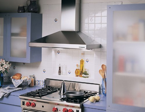 Broan 614804 Elite Rangemaster Chimney Hood with Internal Blower, 48-Inch 900 CFM, Stainless Steel N2