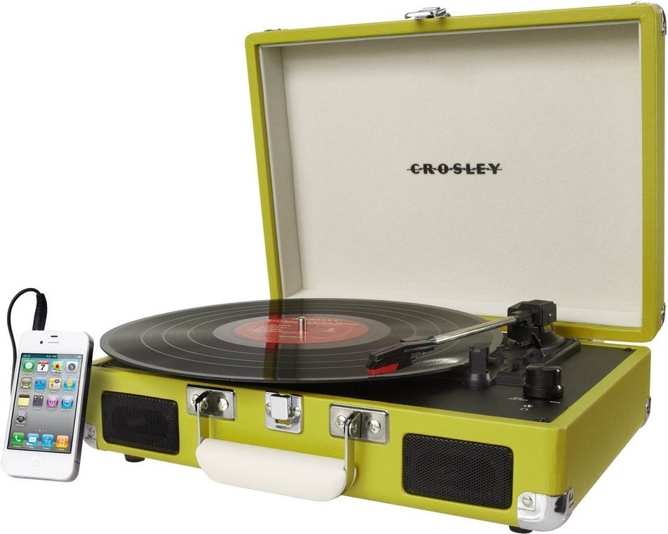 Crosley Cruiser. The Best Modern Portable & Lightweight Turntable Suitcase, Briefcase 3 Speed Gramophone, Vinyl... N22