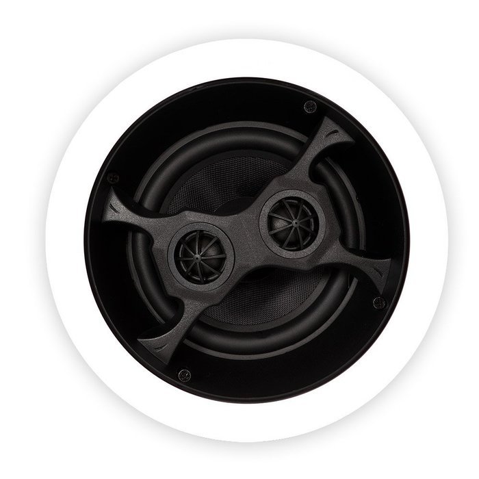 Theater Solutions TS650S In Ceiling 6.5" Stereo Speakers 2 Channel Each Home 6 Speaker Set 6TS650S N4