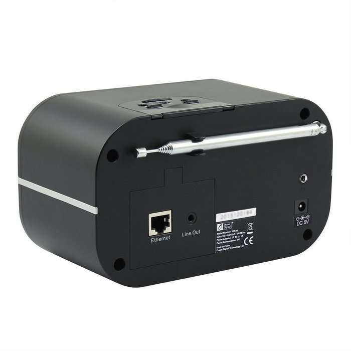 Ocean Digital Internet Radio WR80 WiFi Wireless Wlan Receiver Ethernet FM Connection Music Media Player Desktop...