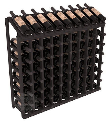 Wine Racks America Ponderosa Pine 9 Column 8 Row Display Top Kit. 13 Stains to Choose From!