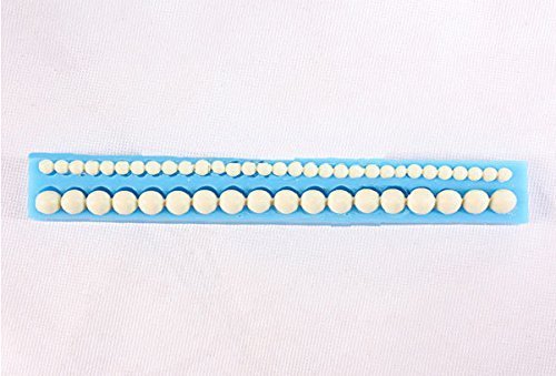 Anyana Perla dos clases de tama&ntilde;o silicona del molde de az&uacute;car tira pasta de goma molde