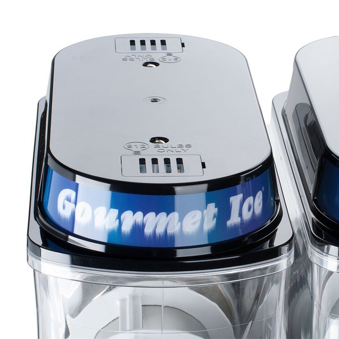Bunn Ultra-2 HP High-Performance Slushy / Granita Frozen Drink Machine with 2 Hoppers - Black & Stainless Steel...