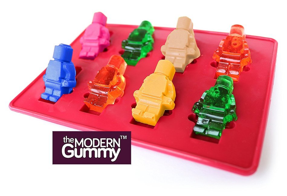 New STACKING 50 Cavity Building Block Candy Mold + Base Plate Style LID + Figure Mold + Dropper + Recipe PDF by... N5