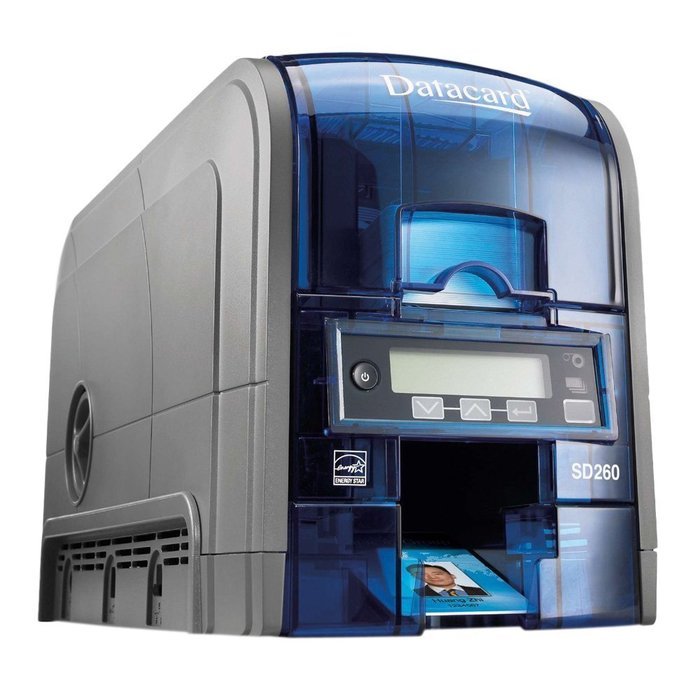 Datacard SD260 Single Sided ID Card Printer Simplex ISO Magnetic Stripe Manual Feed Input Hopper (H0.M1) 535500...