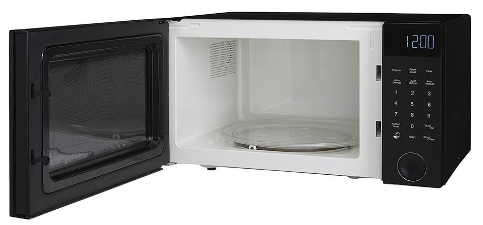 Danby DMW11A4BDB 1.1 Cubic Feet Nouveau Wave Microwave, Black N5