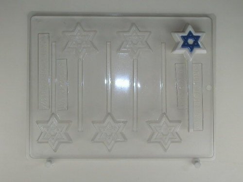 Small Jewish star J032 Jewish Chocolate Candy Mold