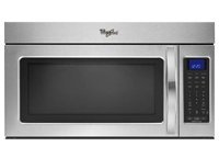 WHIRLPOOL MICROWAVES 119165 1.9 cu.ft. Over-The-Range, Combination Microwave Oven, Black-On-Stainless, 1000 W