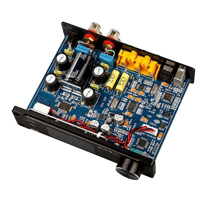 HONGYU SMSL Q5 Pro Stereo Remote Control HiFi Pure Digital Amplifier USB Coax Optic Input 192KHZ 44Bit Audio Power... N11