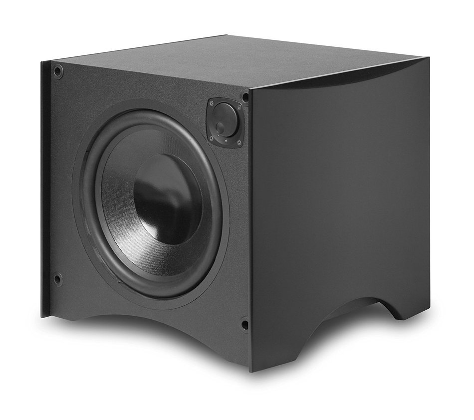 Atlantic Technology 224SB-BLK 10" Powered Subwoofer, 180-Watt (Single, Black) N2