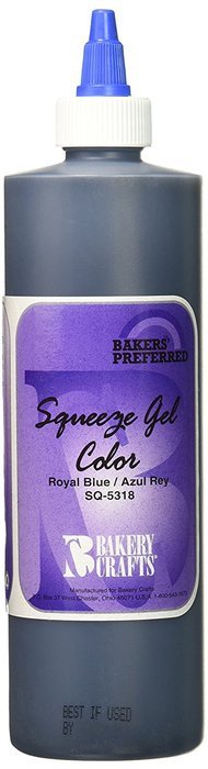 Bakery Crafts Squeeze Gel Food Color, 13.5 oz., Royal Blue N4