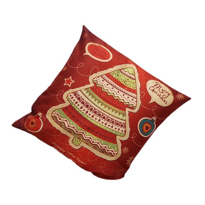 Pillow Cover,Haoricu Christmas New Year Deer Snowman Christmas tree Sofa Bed Home Decor Pillow Case Cushion Cover... N5