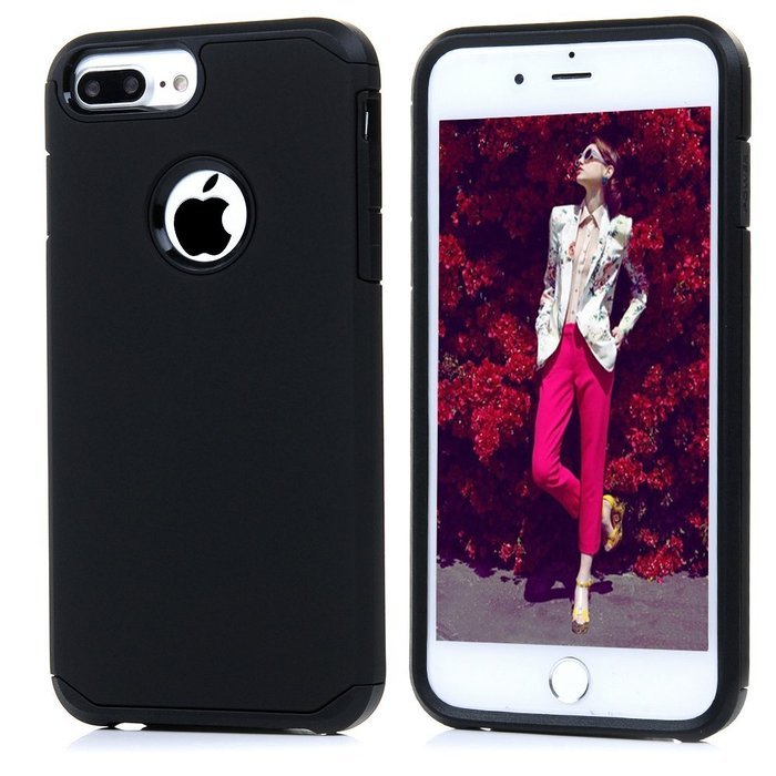 iPhone 7 Plus Case (5.5 inch) - Armor Series Shock-Absorption 2 in 1 Hybrid Dual Layer High Impact Full Around... N7