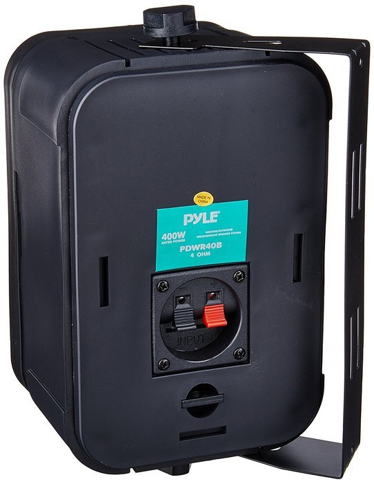 Pyle Home PDWR30B 3.5-Inch Indoor/Outdoor Waterproof Speakers (Black) (Pair) N4