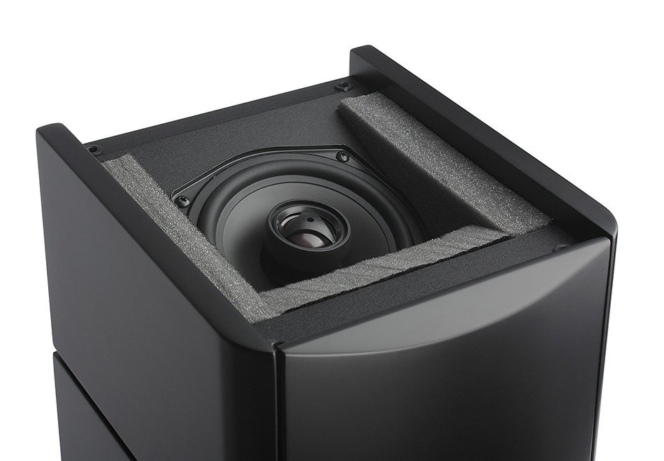 Atlantic Technology 44-DA-P-BLK Dolby Atmos-Enabled Speakers (Pair, Satin Black) N4