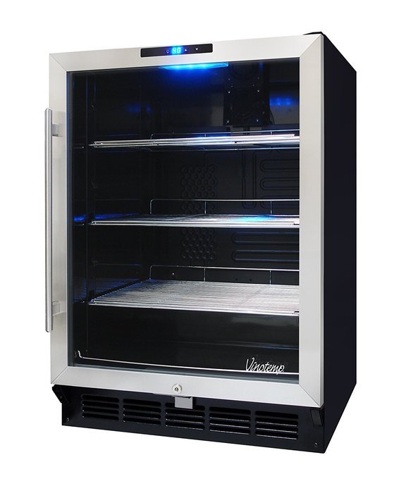 Vinotemp VT-BC58SB10 Series Beverage Refrigerator, Black