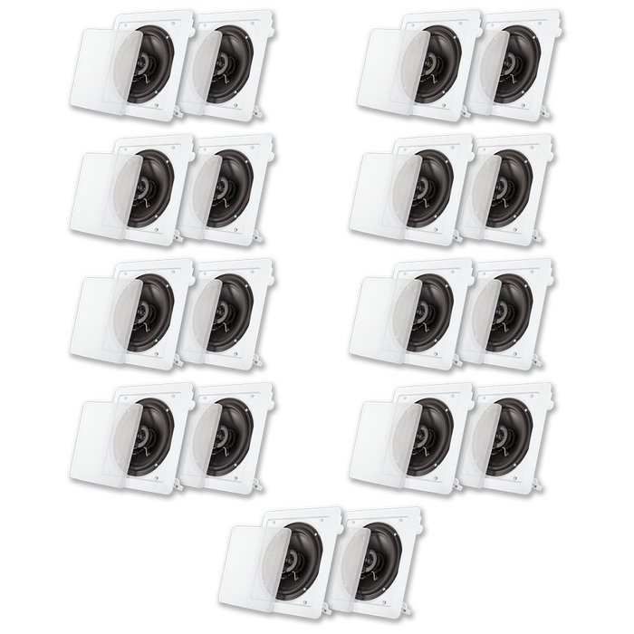 Acoustic Audio LC265i In Ceiling 6.5" Speaker 9 Pair Pack 4500W Home Theater LC265i-9PR N2